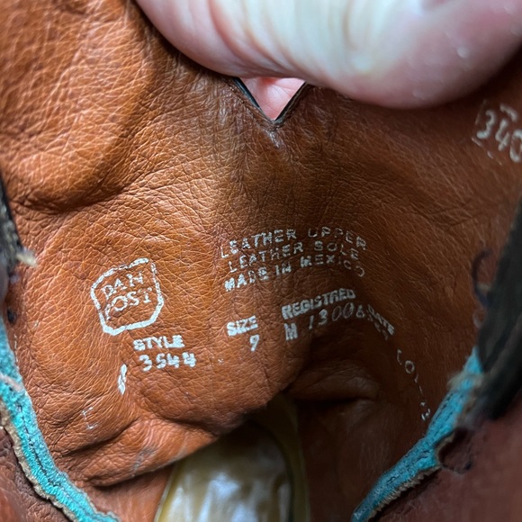 Dan post bluebird western boots size 9 gorgeous and great condition Yellowstone - Picture 9 of 14